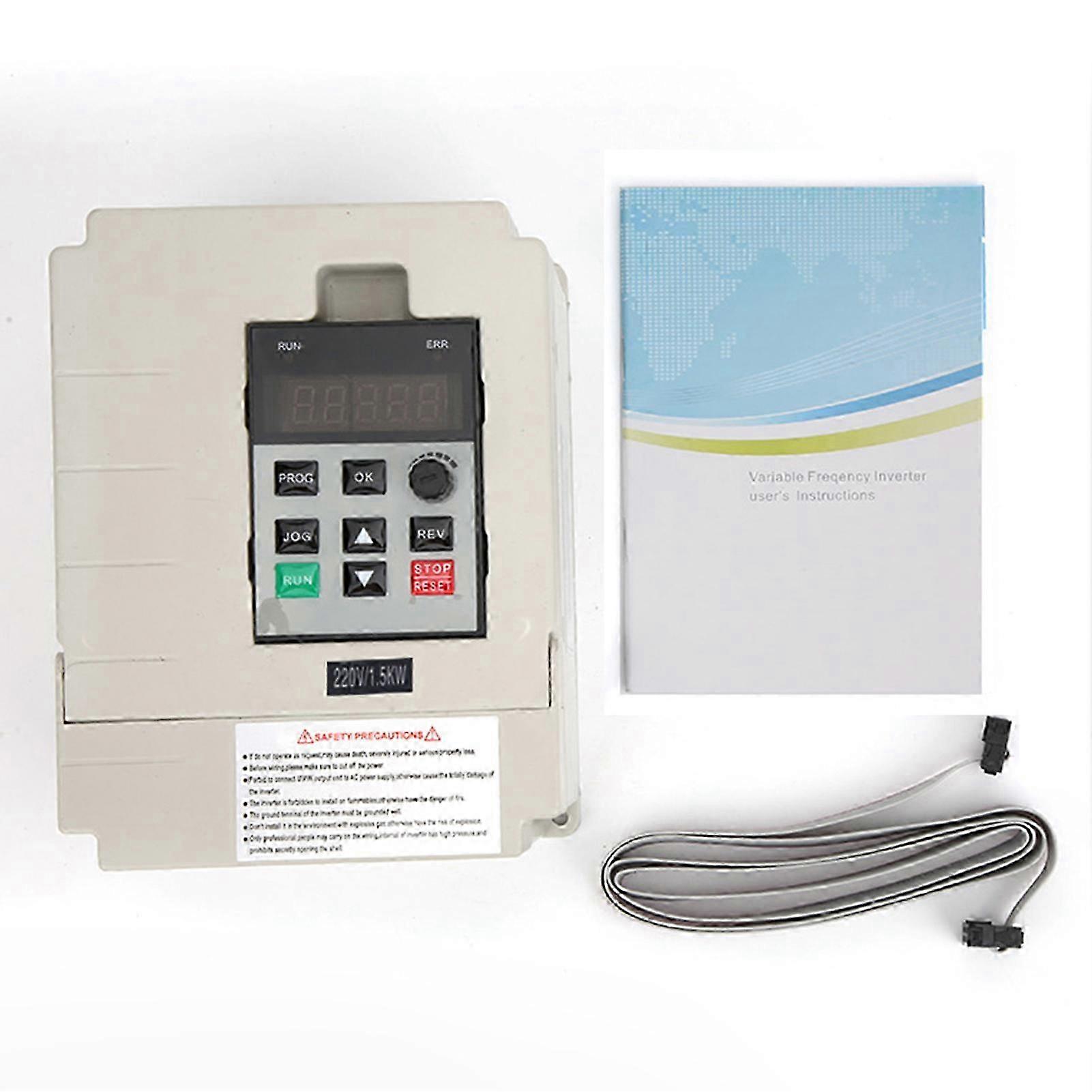 Frequenzumrichter Für Wasserpumpen 1,5 Kw, Einphasig, Dreiphasig, Weißer Konverter, Mini-wechselrichtermotor
