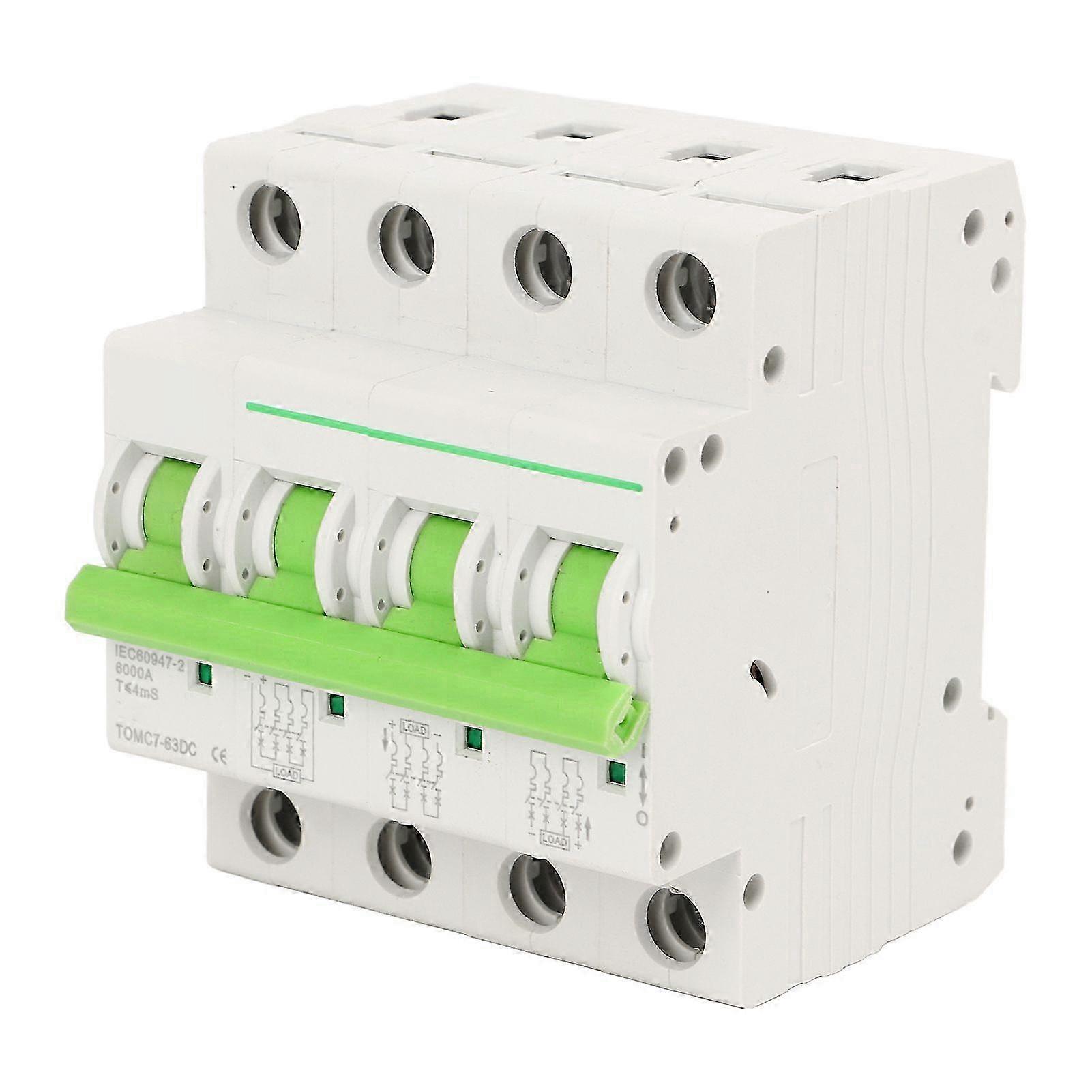 Miniatur-solar-leistungsschalter 10a 1000v Dc, Zuverlässiger Und Stabiler Schutz Für Photovoltaikmodule, Sicherer Automatischer Schalter, 4p-schneidvorrichtung, Robuste Qualität, Für Den Einsatz Im Pr