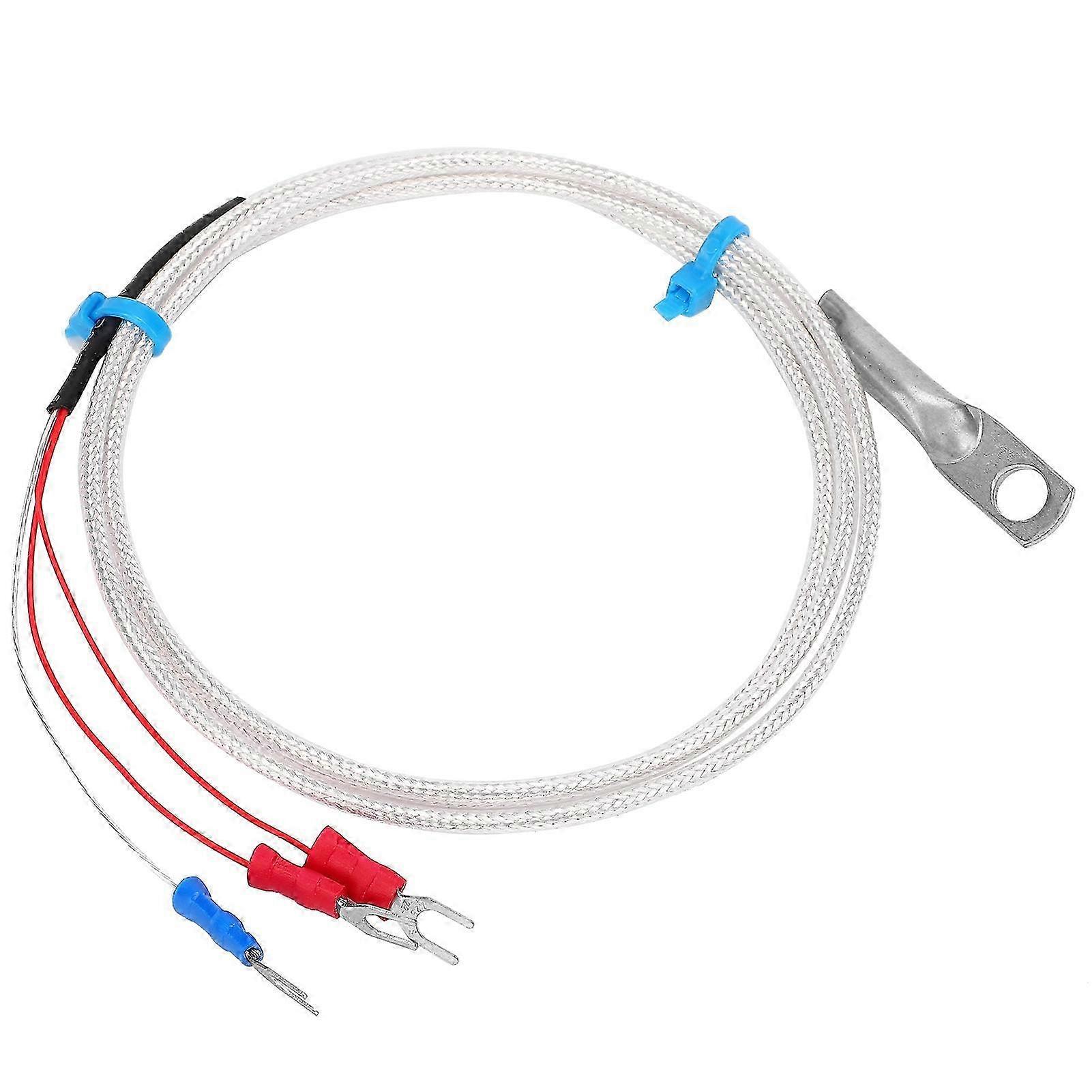 Pt100-temperaturfühler, Präzisionsmessthermistor Mit Perforierter Runder Scheibe, 1 Meter