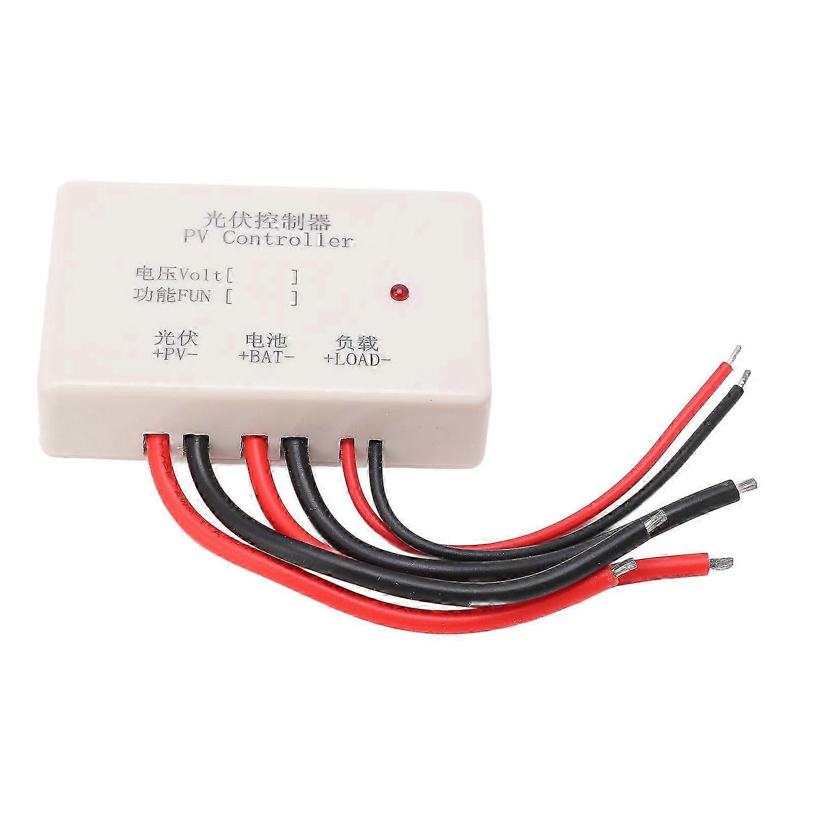 Ip65 Wasserdichter Intelligenter Solarladeregler Für Photovoltaikmodule, 12v/24v-batterien, Wohnmobile Und Boote, Typ A (dunkelausgang Für Beleuchtung)