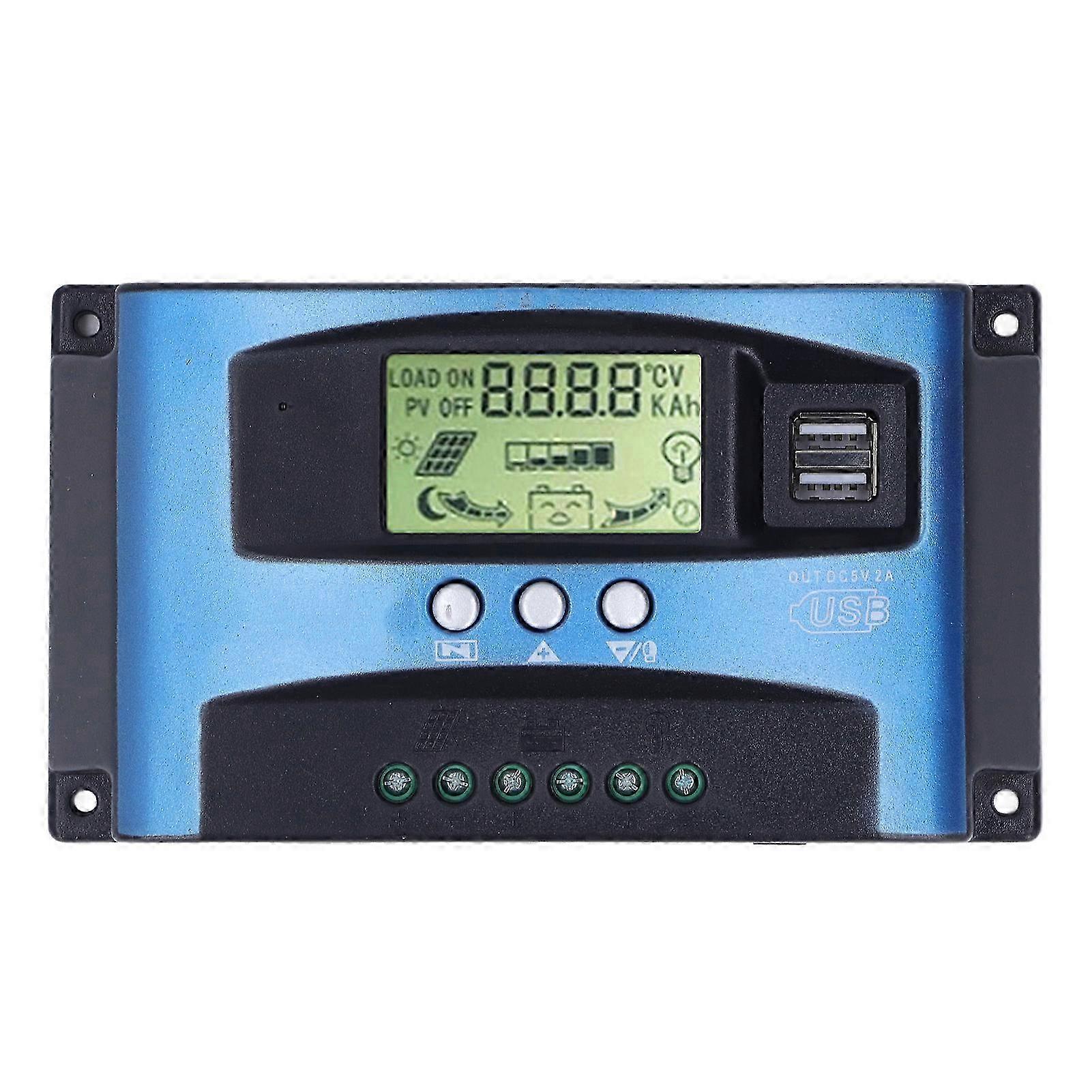 40a 12v/24v Mppt-solarladeregler Mit Lcd-display, Automatischer Photovoltaik-regler Für Solarmodule, Intelligentes Energiemanagement, Integrierter Schutz