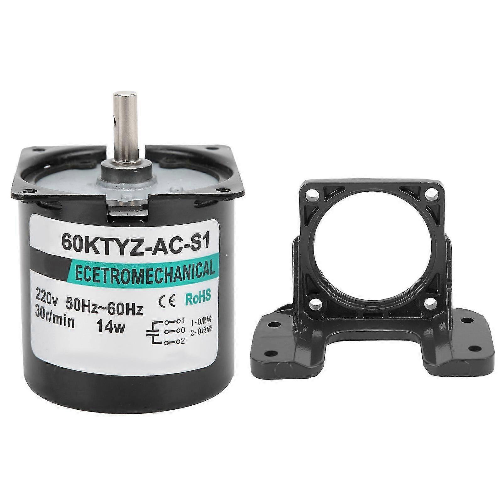 14-w-wechselstrom-synchronmotor, 2-wege, Hohes Torsionsmoment, Permanentmagnet, Zentrale Wellenlagerung, Xd60ktyz, 30 U/min, 220 V