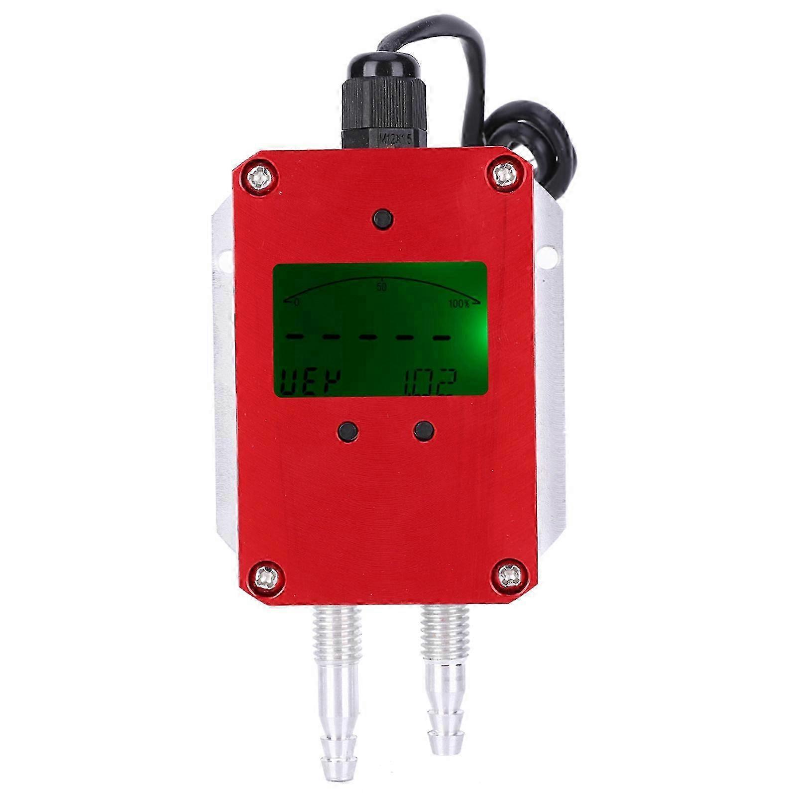 24 V Dc 4–20 Ma Lcd Digitaler Luftdrucktransmitter, Intelligenter Sensor Für Raumlüftung, 0–1,5 Kpa