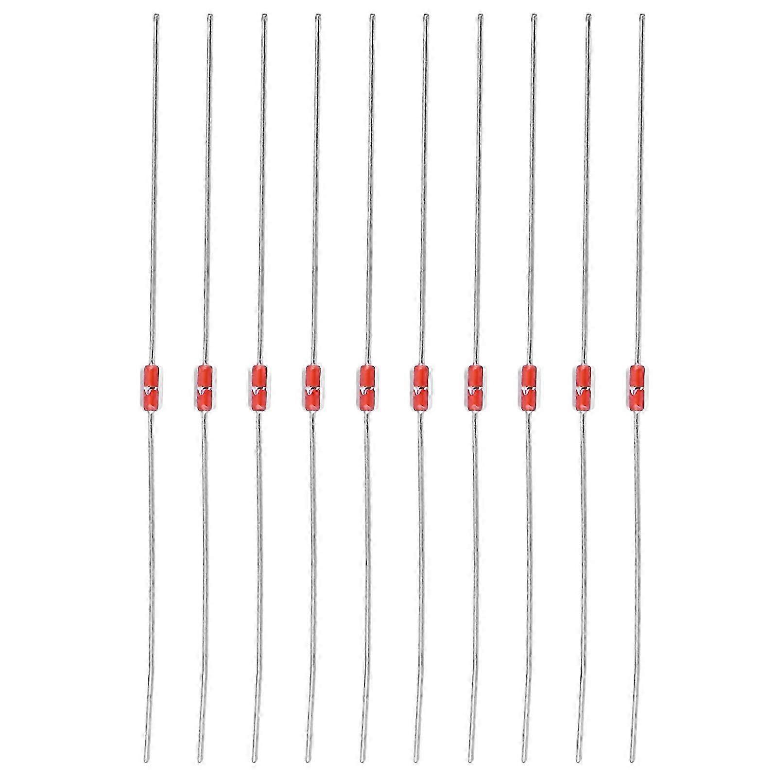 Mf58 100k Temperaturfühler, Packung Mit 10 Hochpräzisen Ntc-thermistoren, Empfindliche 100kω Temperatursensoren Für Thermische Messung Und Regelung.