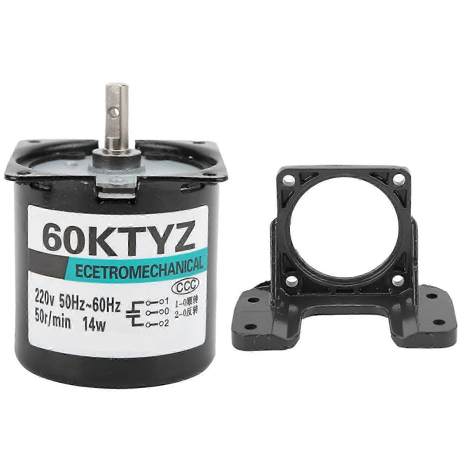 14-w-wechselstrom-synchronmotor, 2-wege, Hohes Drehmoment, Permanentmagnet, Zentrale Welle Mit Halterung Xd60ktyz (50 U/min, 220 V)