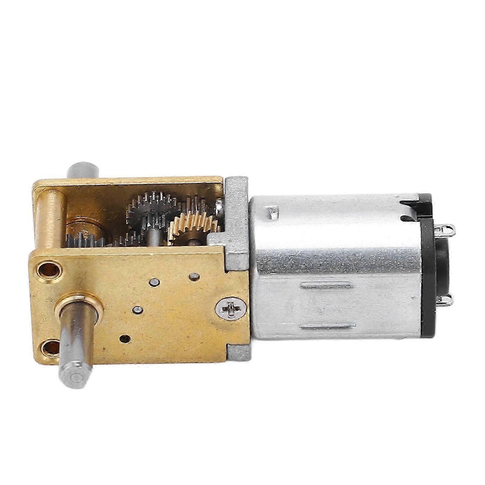 Getriebemotor Mit Zwei Abtriebswellen, Drehmomentstarkes Schneckengetriebe, 3 V Gleichstrom, 60 U/min, Bürstenantrieb Für Maschinen