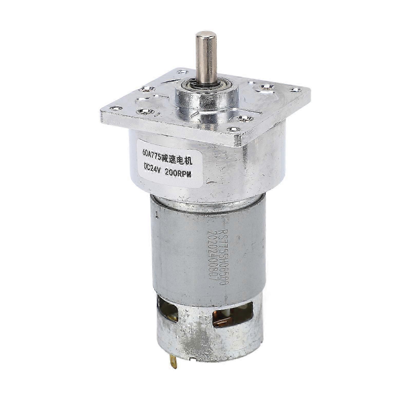 24-v-gleichstrom-schneckengetriebemotor Mit Selbsthemmung, Messingwicklung, Hohes Drehmoment, Cw/ccw, 3,8 A, 200 U/min, 4,8 Kg/fcm-getriebe