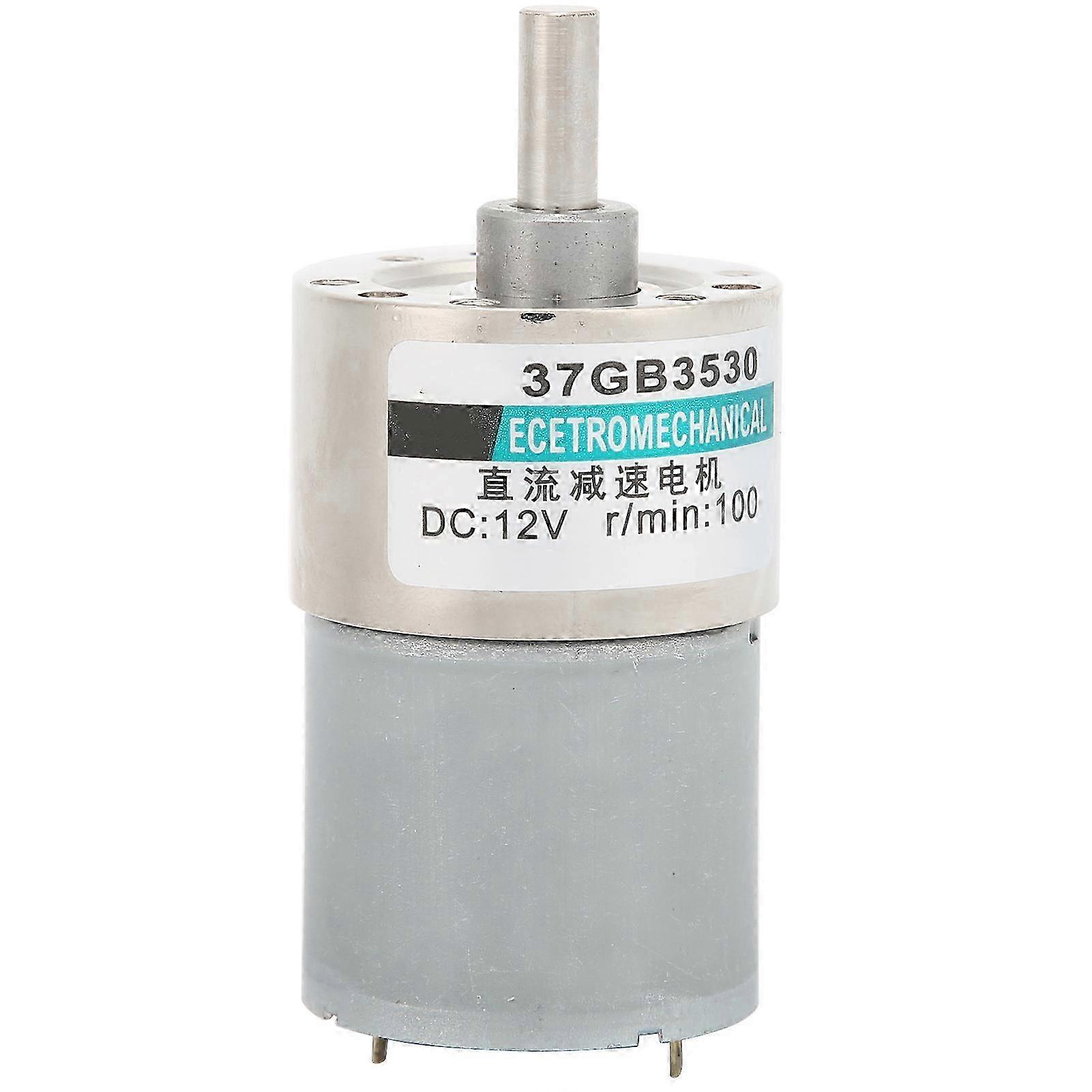 Dc12v Xd-37gb3530 Mini-hochdrehmoment-motor-getriebe Aus Kupfer Für Mikromechanik, 100 U/min, Hohes Drehmoment