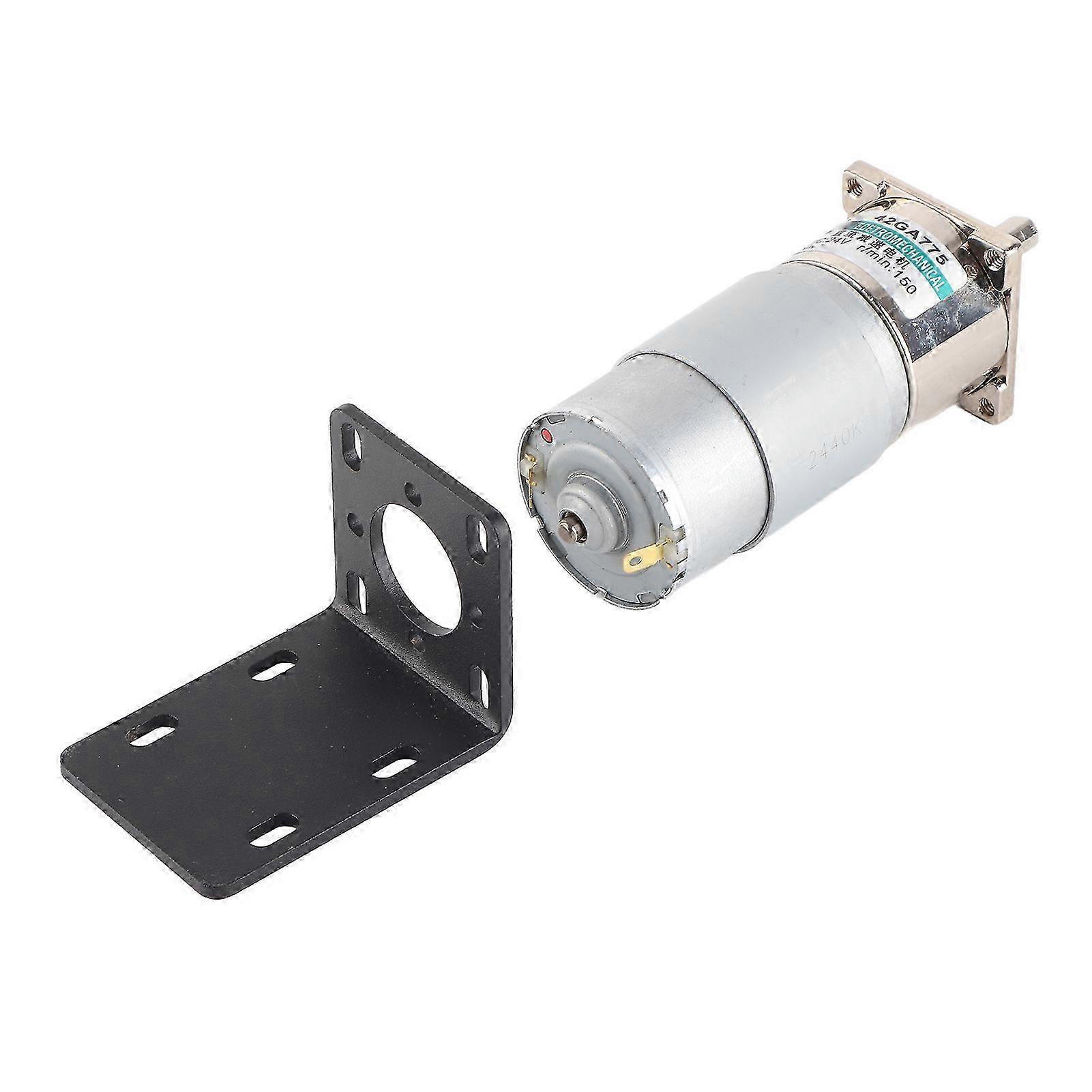 24v Dc Getriebemotor Xd42ga755, Permanent, Niedrige Drehzahl 150 U/min, Bidirektional Cw Ccw, Mit Halterung Und Sportsteuerung, Kompakter Elektromotor-bausatz.