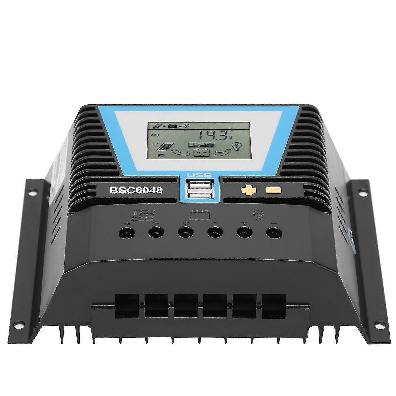 Bsc6048 60a 12v/24v/36v/48v Multifunktions-solarladeregler, Ladegerät Und Spannungsregler Für Verschiedene Batterien, Photovoltaikmodule Und Netzunabhängige Systeme