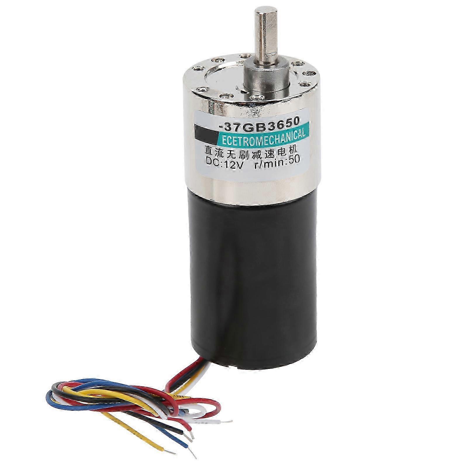 12v Dc Miniatur-bürstenlos-getriebemotor, Kupfer, Niedrige Drehzahl 50 U/min, Für Kleine Maschinen Xd-37gb3650