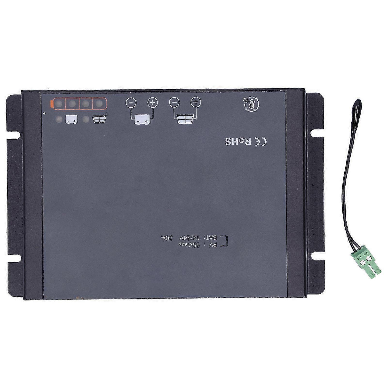 Mppt 20a 12v/24v Bluetooth-solarladeregler, Ip67 Wasserdichter Auto-tracking-laderegler, Optimiertes Photovoltaikmodul