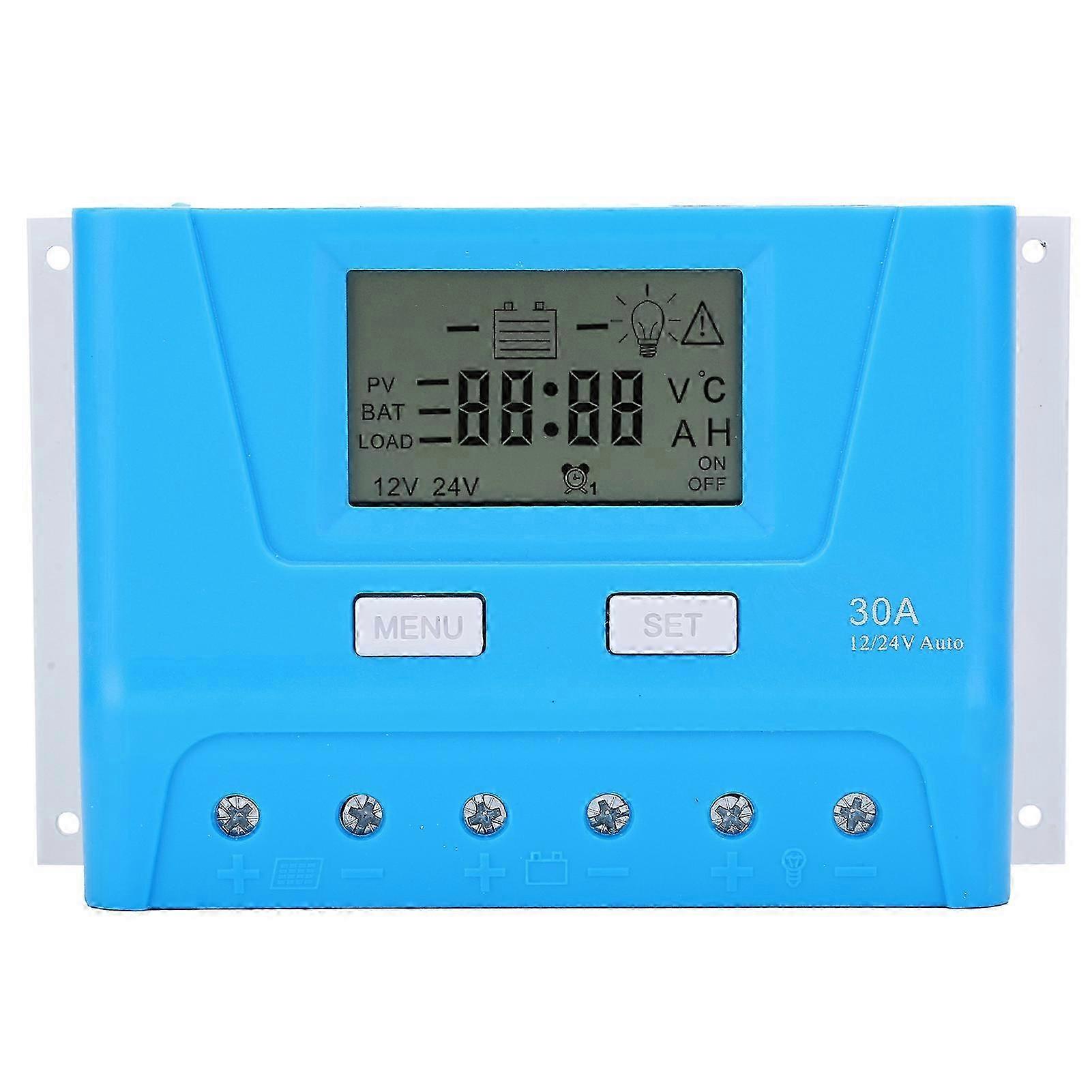 Ty-2430 30a 12/24v Pwm Solarladeregler, Industrieregler Für Photovoltaikmodule, Spannungsregelungsgeräte, Batteriemanagementgeräte, Professioneller Einsatz.