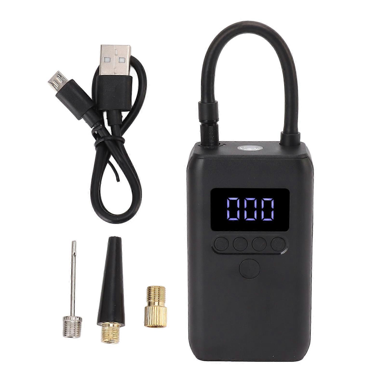 5v 2,4a Akku-reifenfüller Mit Integrierter Ladepumpe, 2000mah Lithium-akku, Tragbar Und Kompakt Für Auto, Fahrrad Und Motorrad