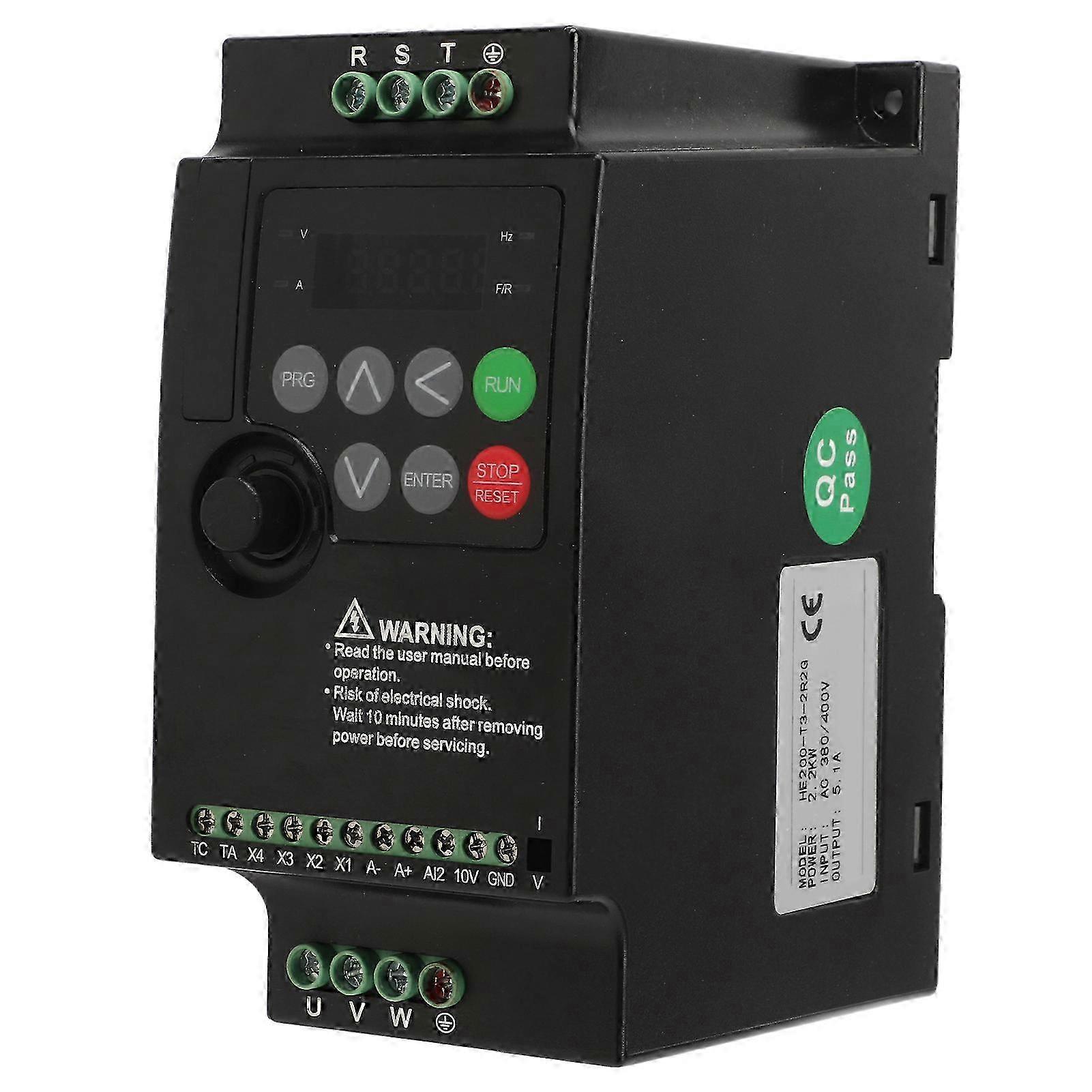 Dreiphasen-frequenzumrichter 2,2 Kw, Eingang Ac 380-400 V, Ausgang Ac 380 V, Vfd-umrichter Mit Avr-regler, Drehzahlwandler Für Industriemotoren.