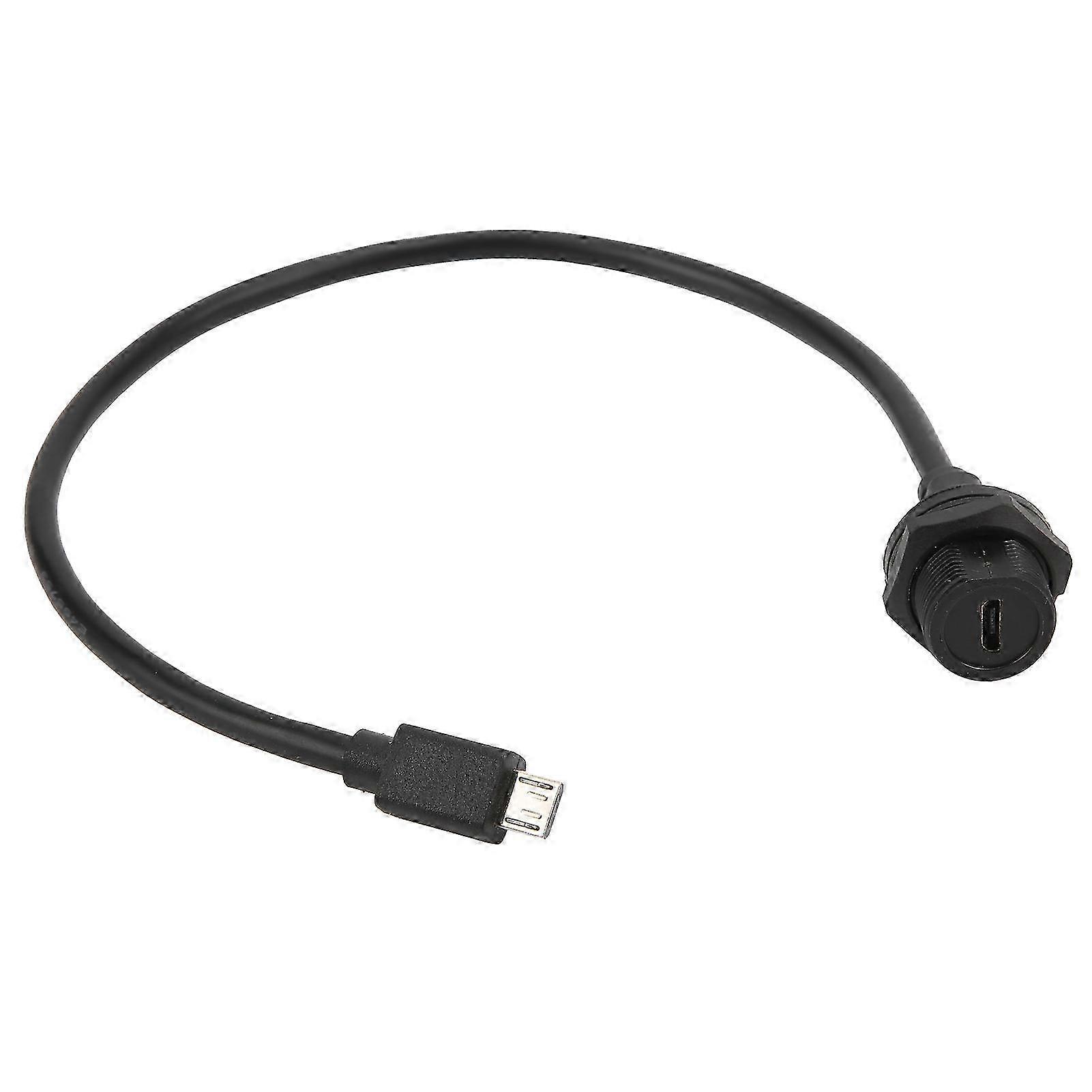 Wasserdichter Ip67 Micro-usb-stecker (weiblich/männlich) Mit E10mctff/mcam-steckerkabel, 1 Meter Lang, Robust Für Den Außeneinsatz.