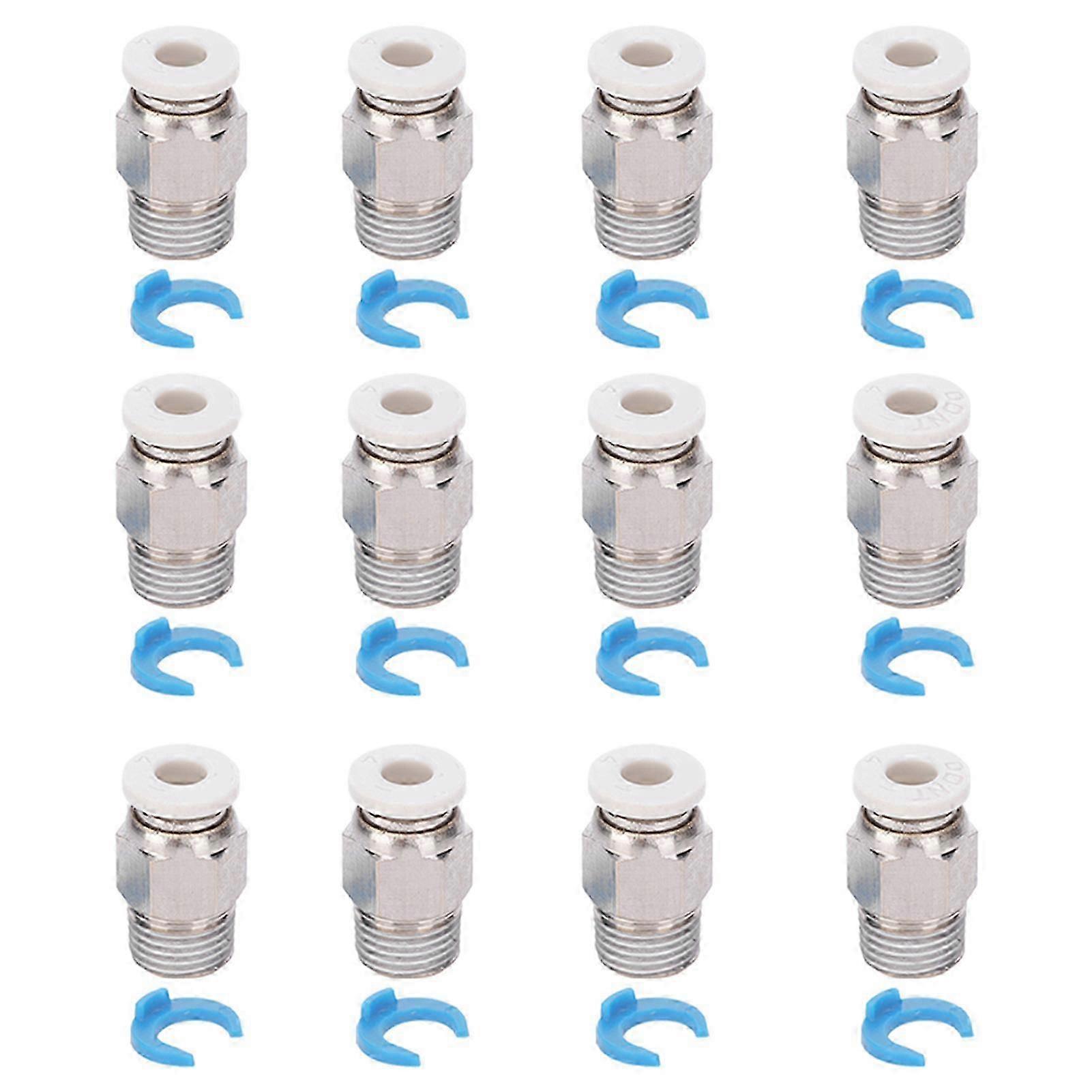 12-teiliges Pneumatisches Schnellkupplungsset Mit M10-gewinde Und Steckverbinder Für Cr10 3d-drucker-extruderzubehör