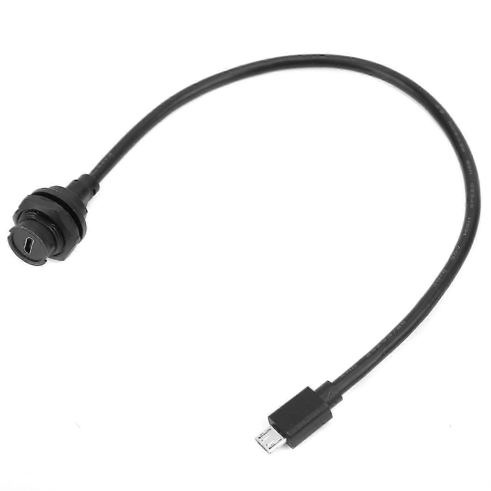 Ip68 Wasserdichter Micro-usb-anschluss (weiblich/männlich) Mit 0,3 M Kabel, E10mcbff/mcam-stecker, Wasserdichter Adapter Zum Laden Und Für Datenübertragung.