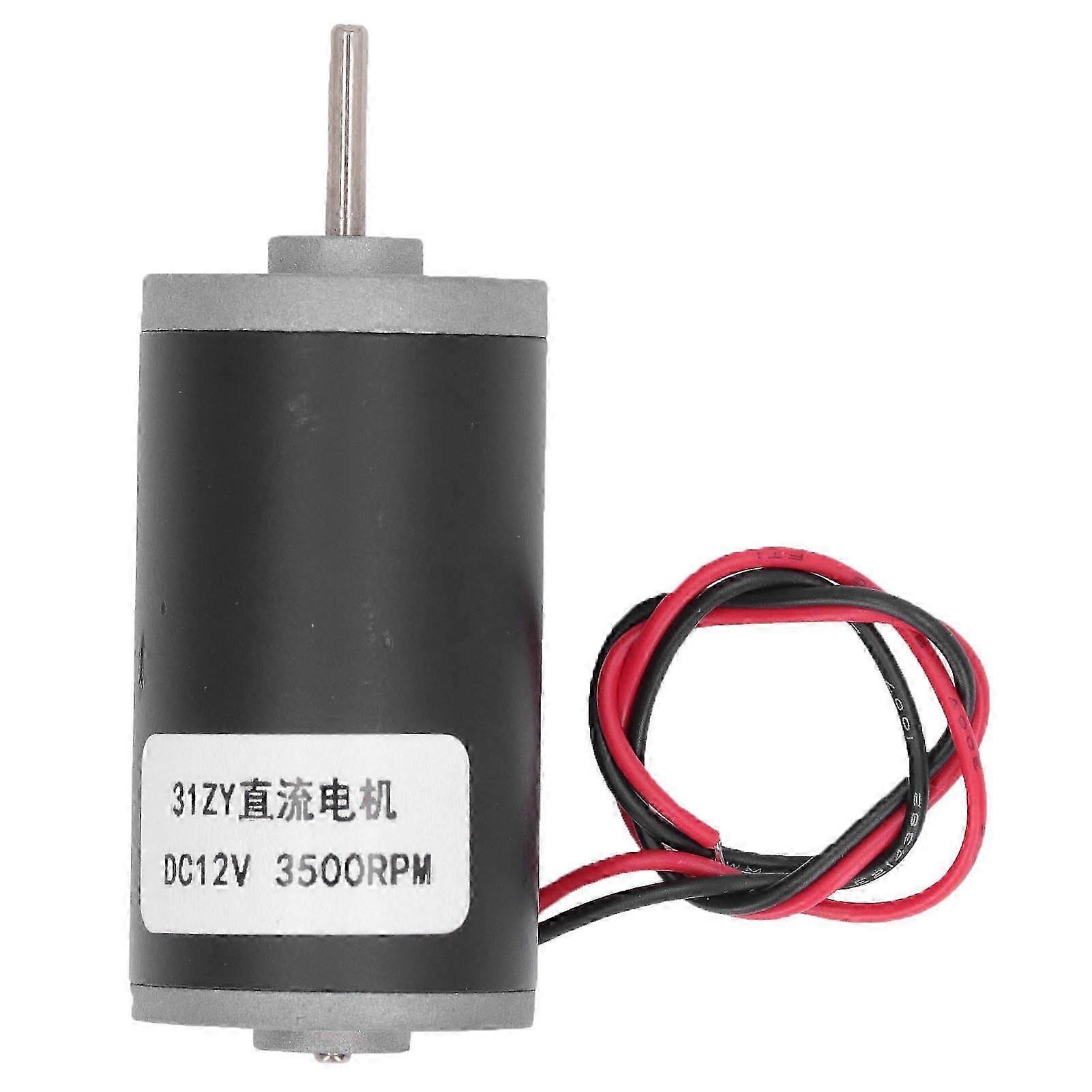 12v Gleichstrommotor, 3500 U/min, Drehzahl Einstellbar, Drehrichtung Im Uhrzeigersinn Und Gegen Den Uhrzeigersinn, Für Heizung Und Beleuchtung.