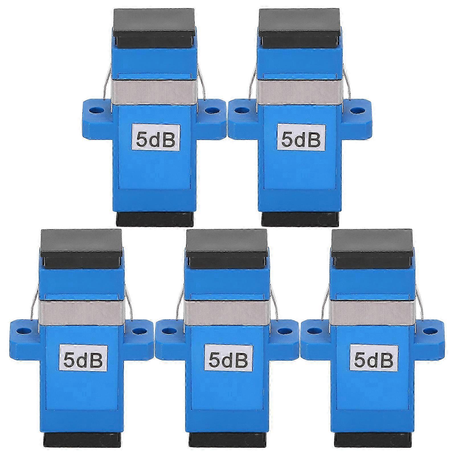 5 Sc Upc Simplex-singlemode-glasfaserstecker Mit 5-db-dämpfungskoppler, Fc-adapter