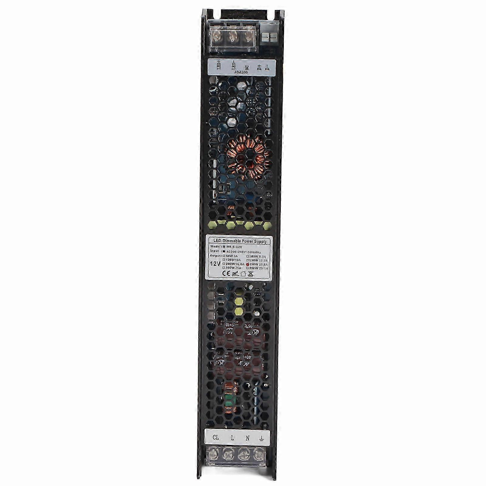 250-w-dimmnetzteil, Gehäuse Aus Aluminiumlegierung, 010-v-pwm-dali-scr-steuerung, 12 V 20,8 A Für Leds