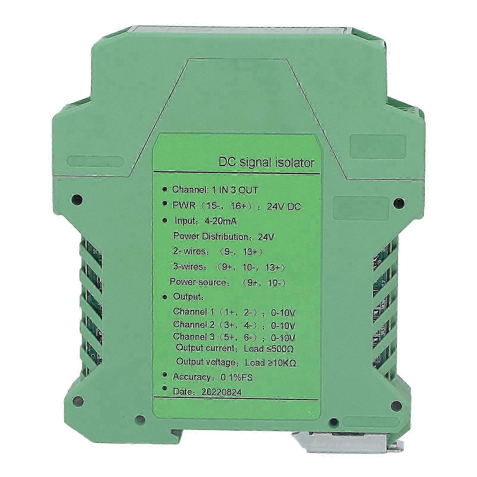Eingang, 3 Ausgänge, Dc 0-10v Signal-isolator-wandler, Strom- Und Spannungsaufbereiter Für Sps-erkennung, 24v Dc-netzteil