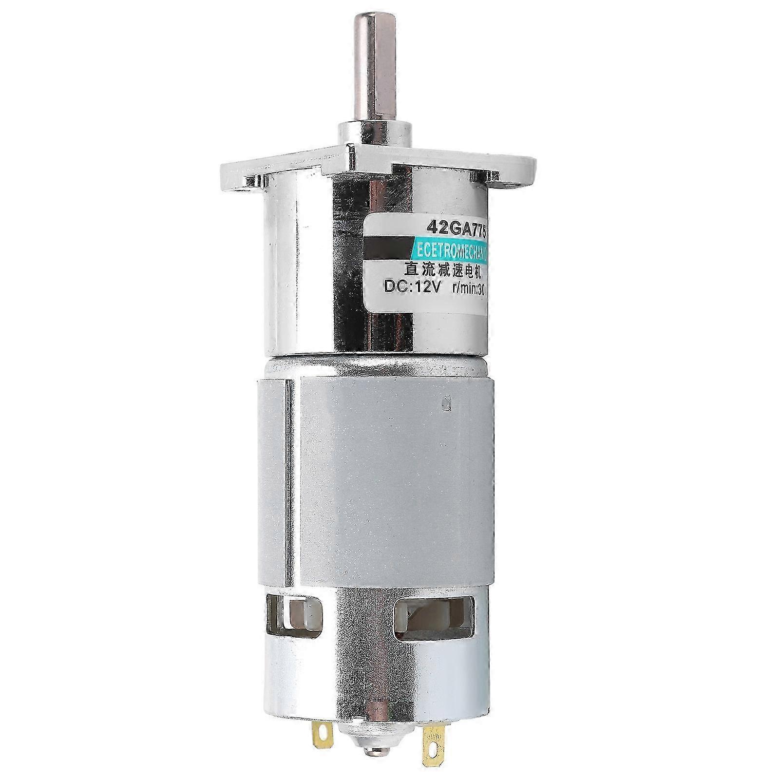 12v Gleichstrom-getriebemotor Xd-42ga775, 30 U/min, Permanentmagnet, Für Die Automatisierte Industrie, Niedrige Drehzahl, Bidirektional (im Uhrzeigersinn/gegen Den Uhrzeigersinn), Kompakt Und Zuverläs