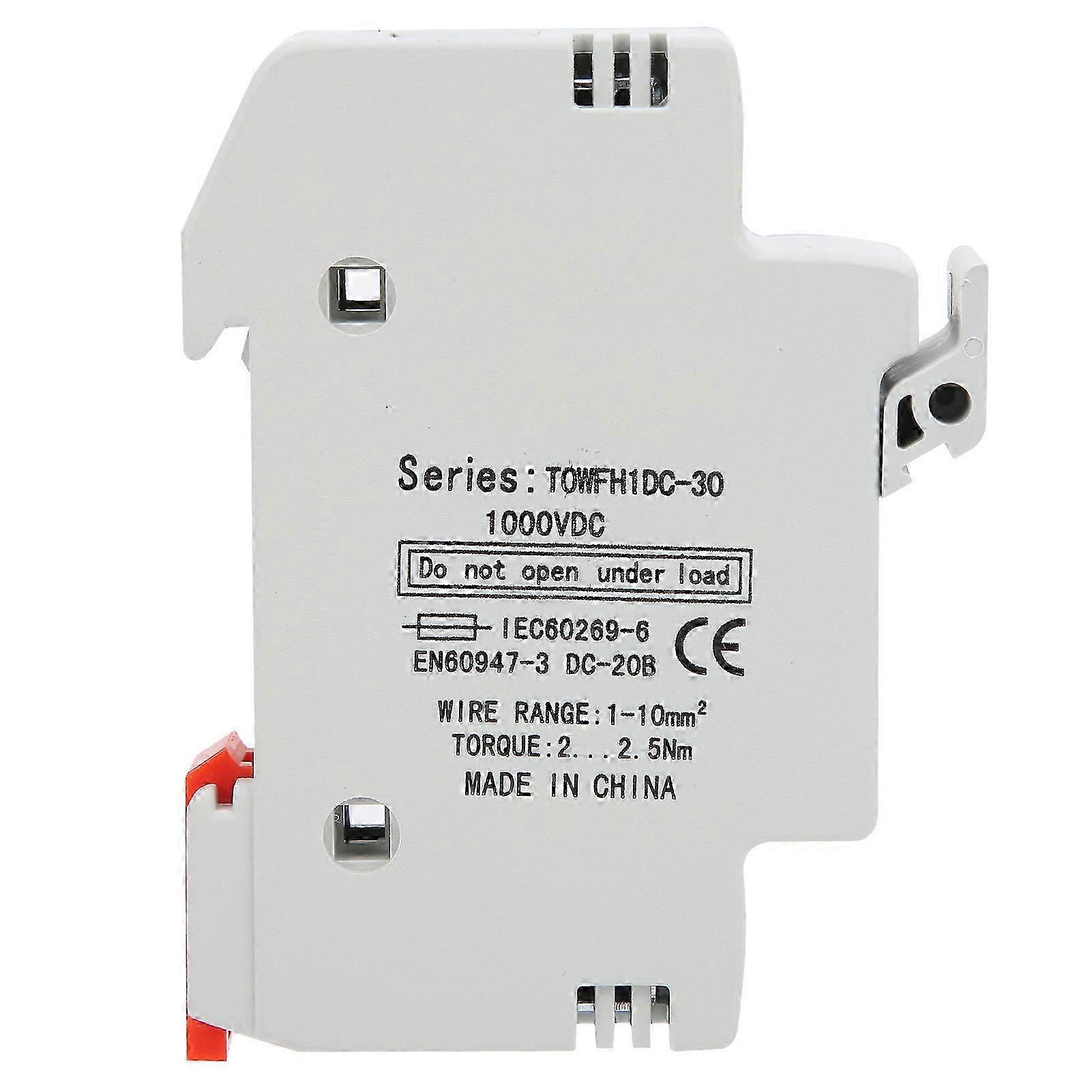 Din-schienen-sicherungshalter 1p 25a 1000vdc Für Elektrische Verteilergeräte Towfh1dc Schienenmontage