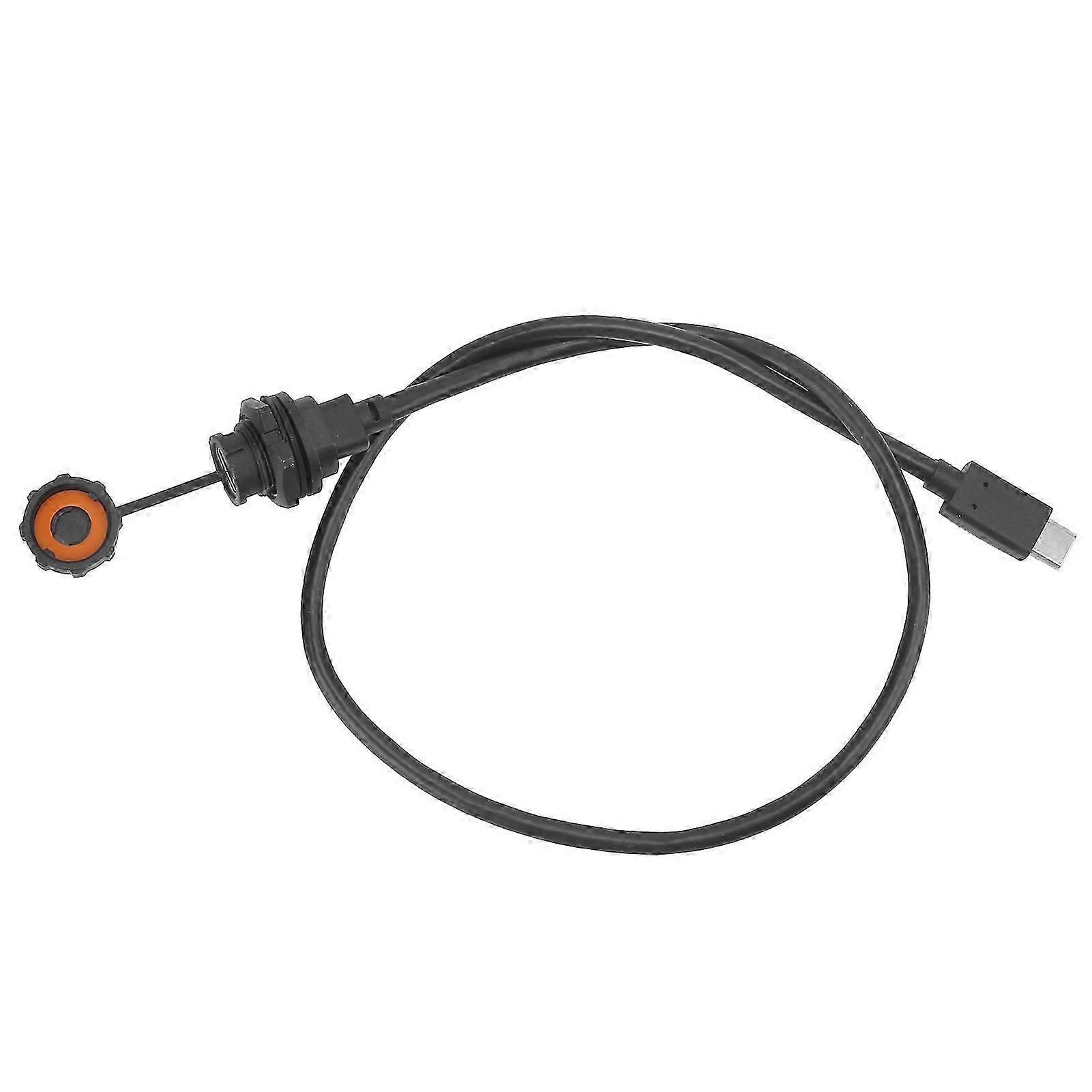 Wasserdichter Usb-typ-c-anschluss Ip68, Weiblicher Und Männlicher Stecker Mit 0,5 M Kabel, Modell E10tpc-bf-f/tpc-am, Robuster Outdoor-adapter.