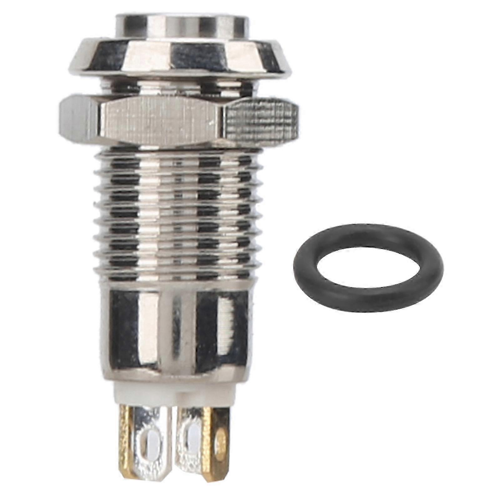 Wasserdichter Drucktaster (ip65), 8 Mm Edelstahl, Blauer 3-v-startknopf Für Armaturenbrett