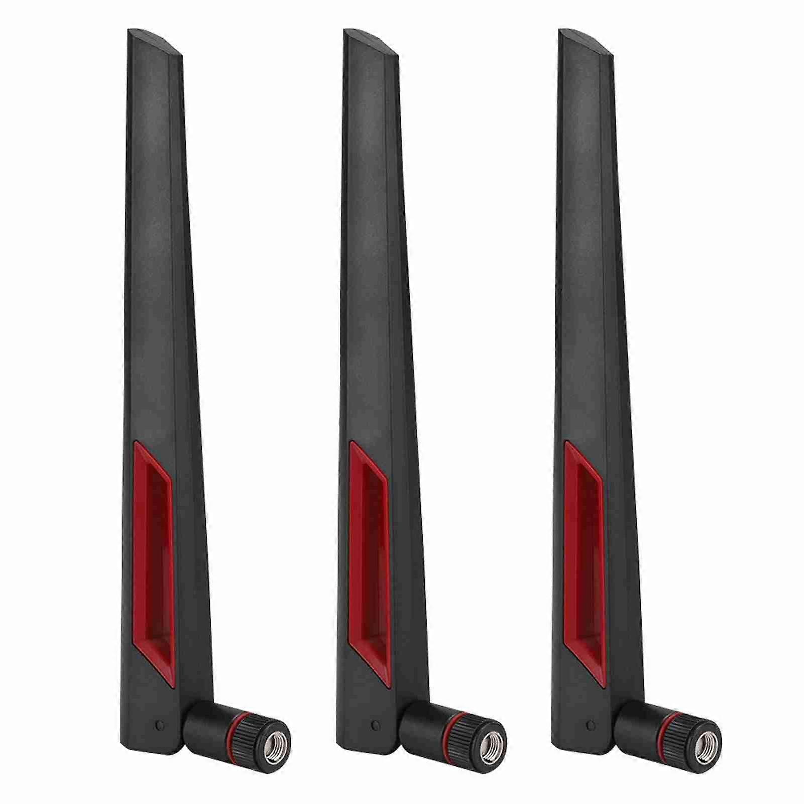 3 Stück 2,4-ghz-/5,8-ghz-dualband-sma-8-dbi-hochleistungs-routerantennen Für Asus Ac68u / Ac88u / Ac66u