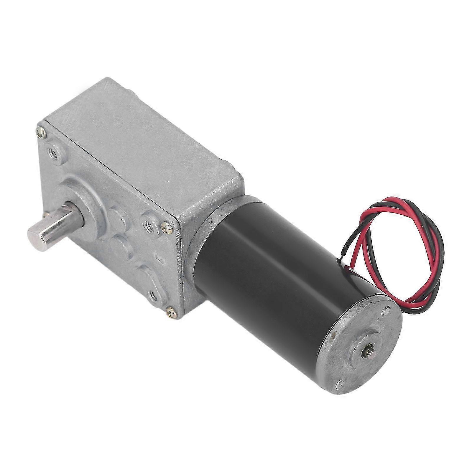 12v Gleichstrom-getriebemotor, Hohes Drehmoment, Schneckengetriebe, Einwellig, Selbsthemmend, Reversibel, 5 U/min, Niedrige Drehzahl, Hohes Drehmoment, Für Industrielle Anwendungen, Kompakt Und Langle