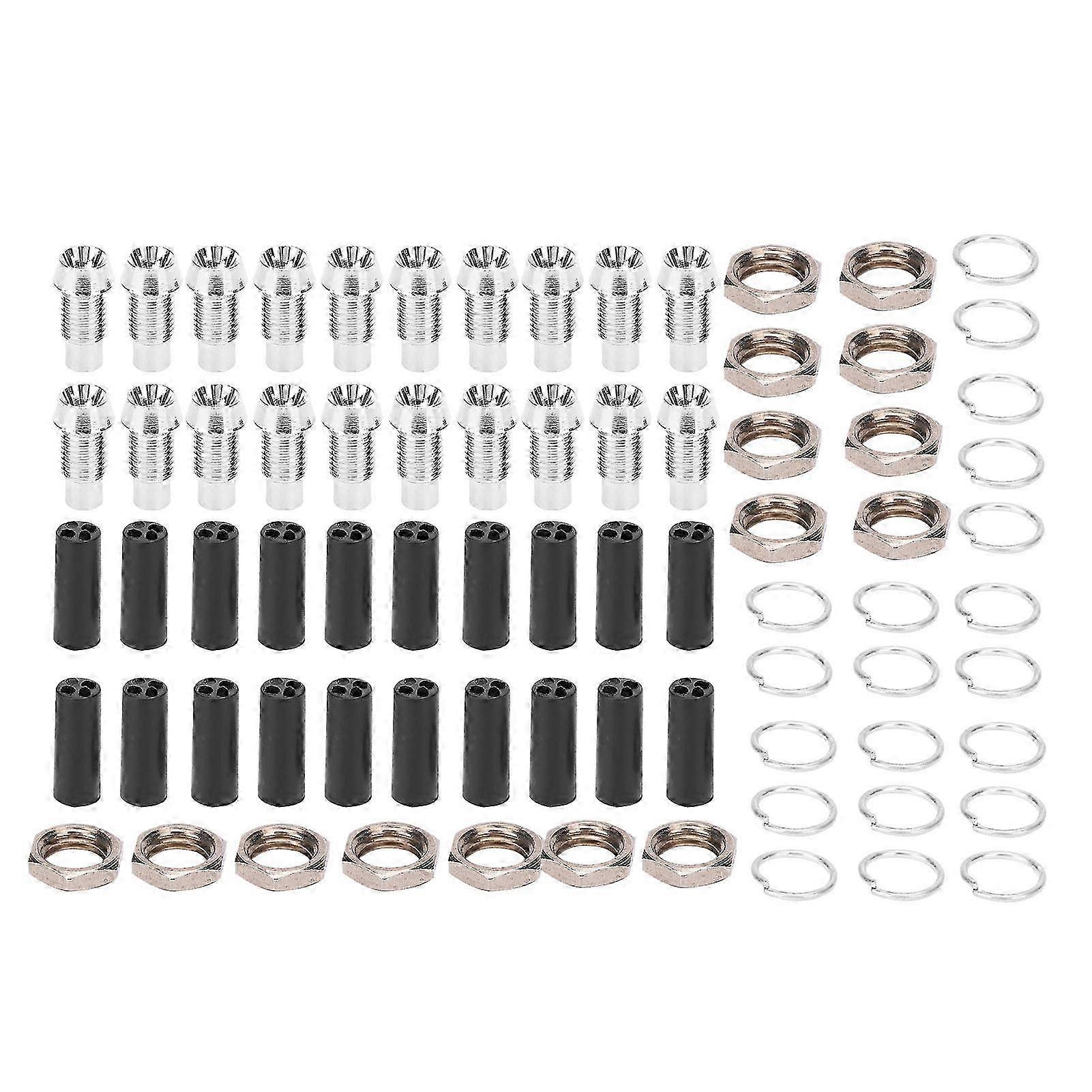 20 Stück 3-mm-led-fassungen, Hohlfassungen Aus Kupfer Und Messing, F3-emitterhalterung, Industrielle Steuerungsteile