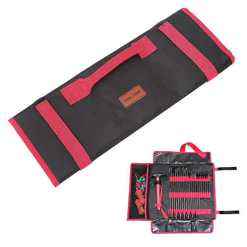 Robuste Camping-werkzeugtasche Für Zeltnägel Und Heringe, Praktische Aufbewahrungstasche Mit Hammer, Ideal Für Outdoor-zelte Und Outdoor-ausrüstung.