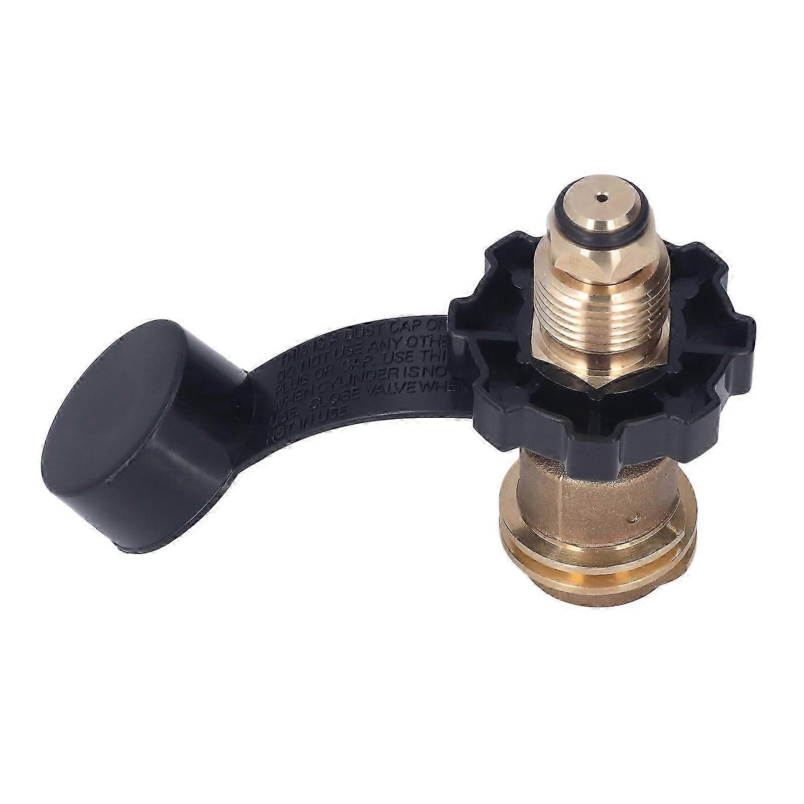 Propangasflaschenadapter Mit Schwarzem Griff, Pol-zu-qcc1-typ-1-anschluss, Zum Nachfüllen Von Camping- Und Grillflaschen, Robustes Befüllzubehör.