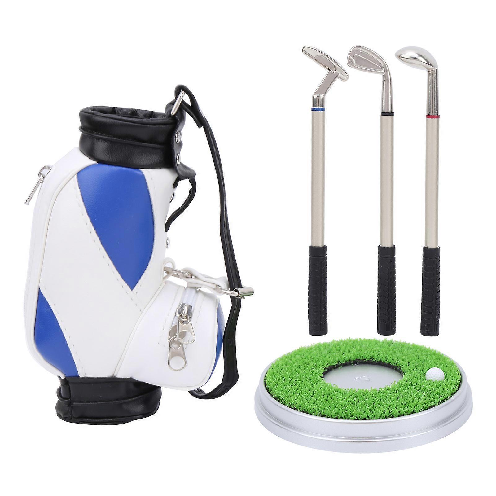 Miniatur-stiftehalter Aus Zinklegierung In Form Einer Golftasche Mit Stiften, Souvenir-geschenkset