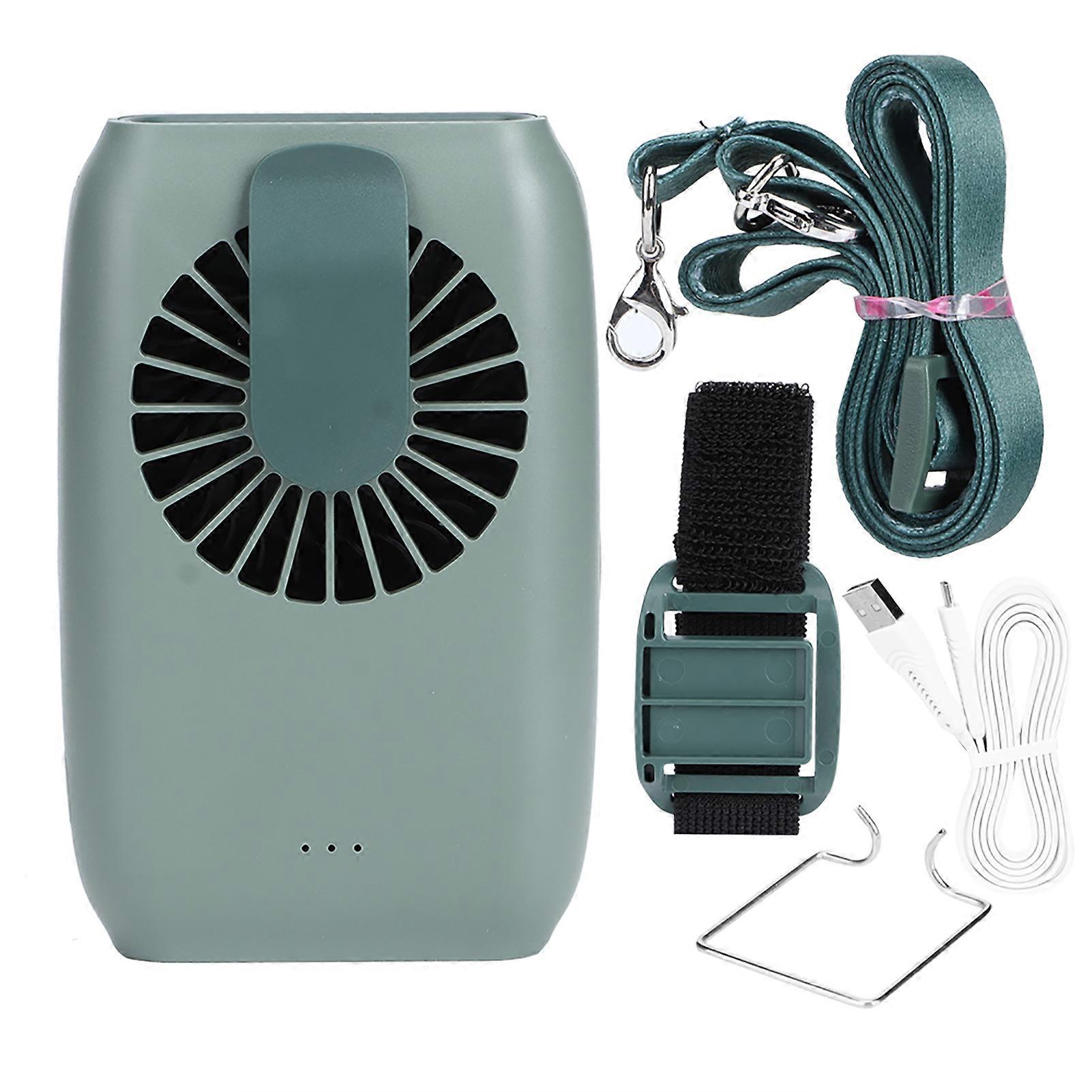 Mini-usb-ventilator (5 V), Tragbar, Handgelenkgroß, Ideal Für Schreibtisch, Zuhause Und Outdoor-sport, Wiederaufladbar