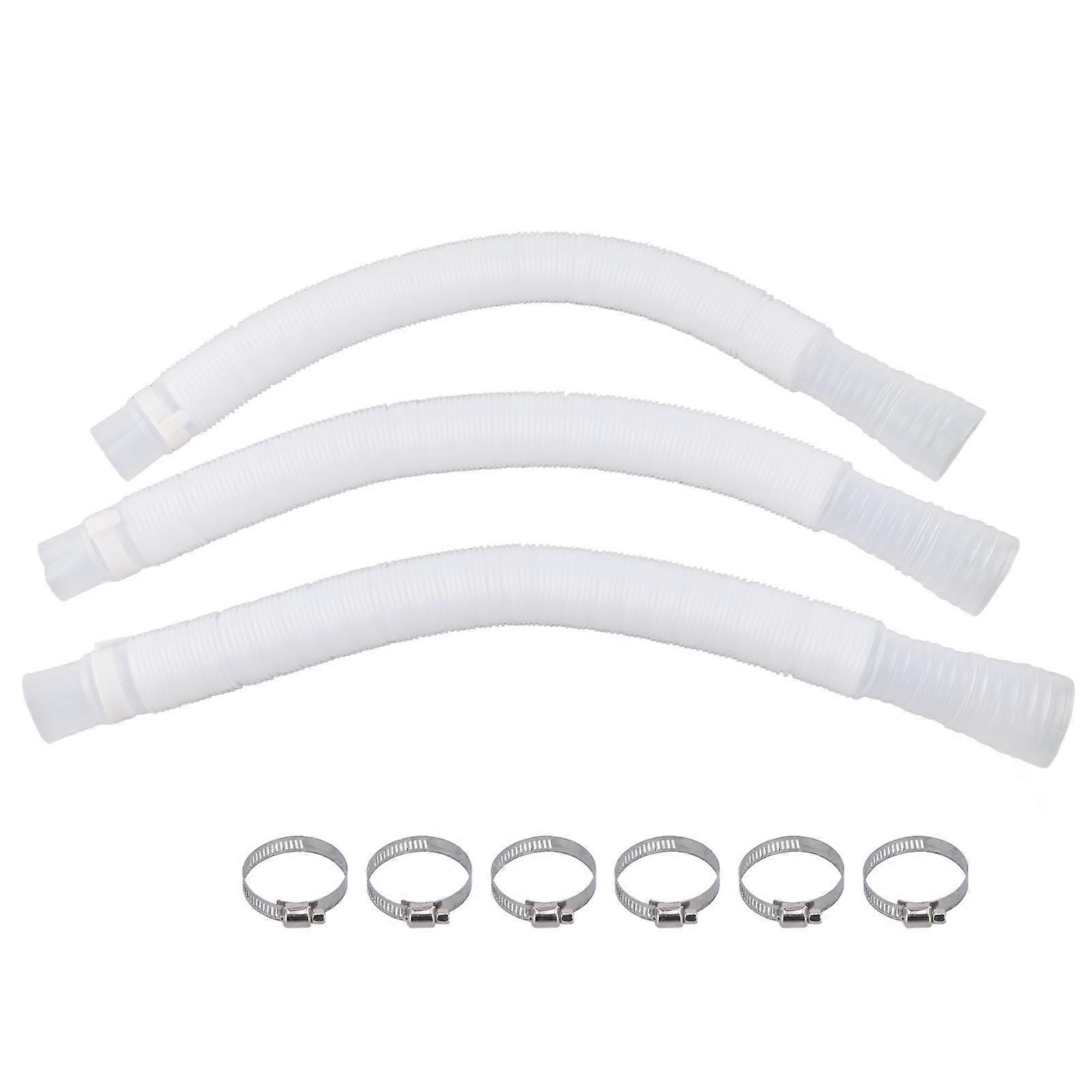 3-teiliger Polyethylen-poolpumpenschlauch, Druckbeständig, Wasserdicht, Flexibler Ersatz