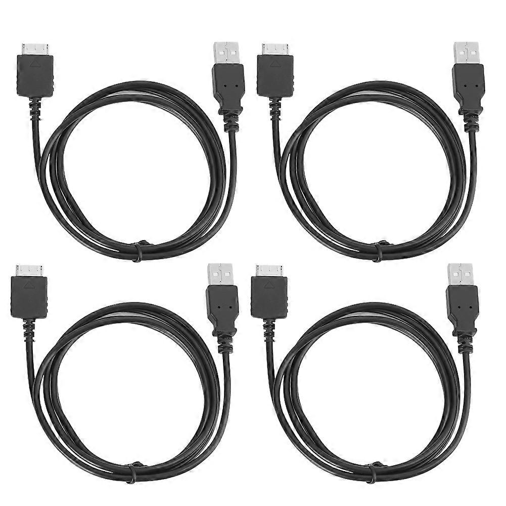 4-teiliges Pvc-mp3-datenübertragungskabel Für Sony-player, Professionelles Lade- Und Synchronisierungskabel