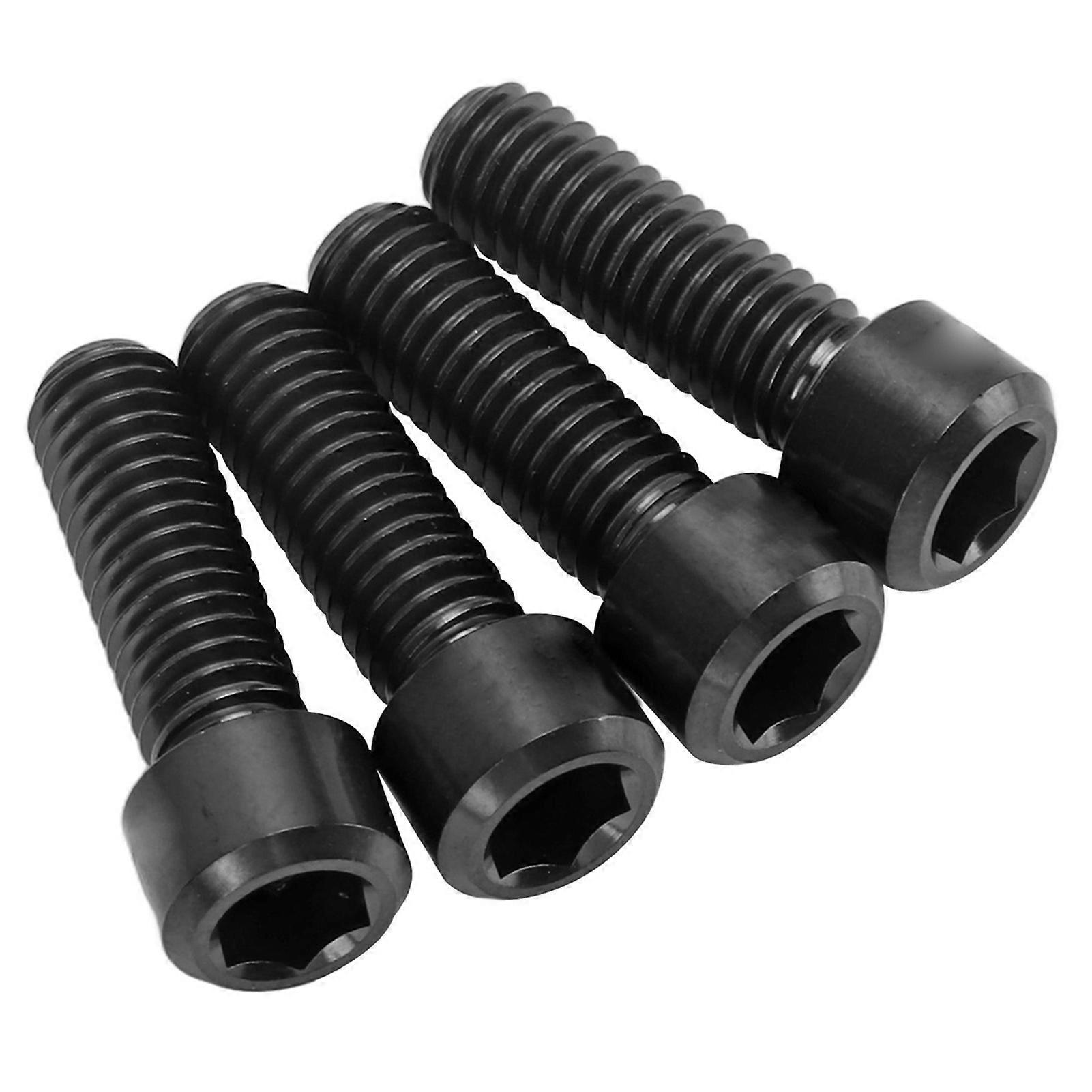 M6x18mm Mountainbike-scheibenbremsschrauben – 4er-set Schrauben Aus Edelstahl-titanlegierung Für Bremssattel, Robuste Fahrradbefestigung
