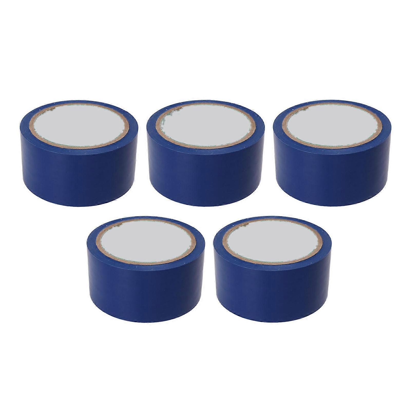 Cm X 5 Stück Bodenklebeband, Sportplatzlinienmarkierung, Turnhalle, Basketball, Volleyball, Tennis, Mehrzweck-bodenmarkierungsband, 5 Cm Breiter Bodenklebestreifen, Packung Mit 5 Rollen.
