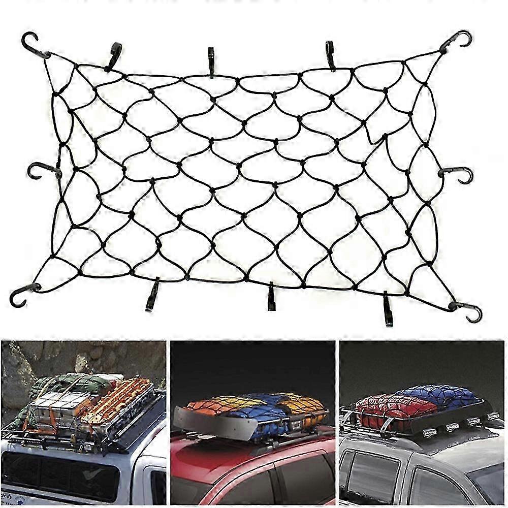 Elastisches Autodachnetz, Gepäckorganizer, Dachbox-befestigungsnetz, Dehnbare Gepäckraumabdeckung, Zubehör Für Die Dachgepäckträgeraufbewahrung.