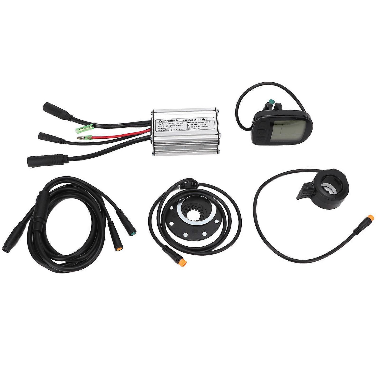 Lcd5 Elektro-mountainbike-umbausatz Mit Display, 15-a-controller, Metallgehäuse Und Kabeln Für 1 Bis 2 Fahrräder – Selbstbausatz
