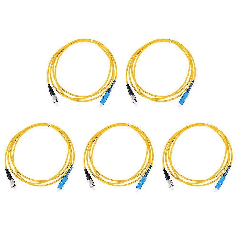 Singlemode-sc/fc-glasfaserkabel, 5-adrig, Netzwerk-patchkabel, Geschirmte Faser, Standardstecker, Stabile Und Schnelle Verbindung