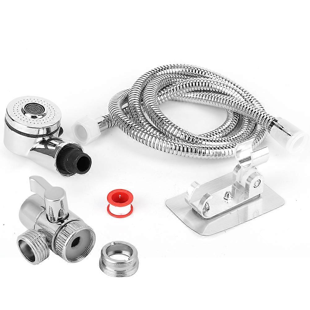 Handbrause Fürs Badezimmer, Haarwaschset Mit Wasserhahnadapter Und Zubehör, Duschkopf-umrüstset, Sanitärbedarf.