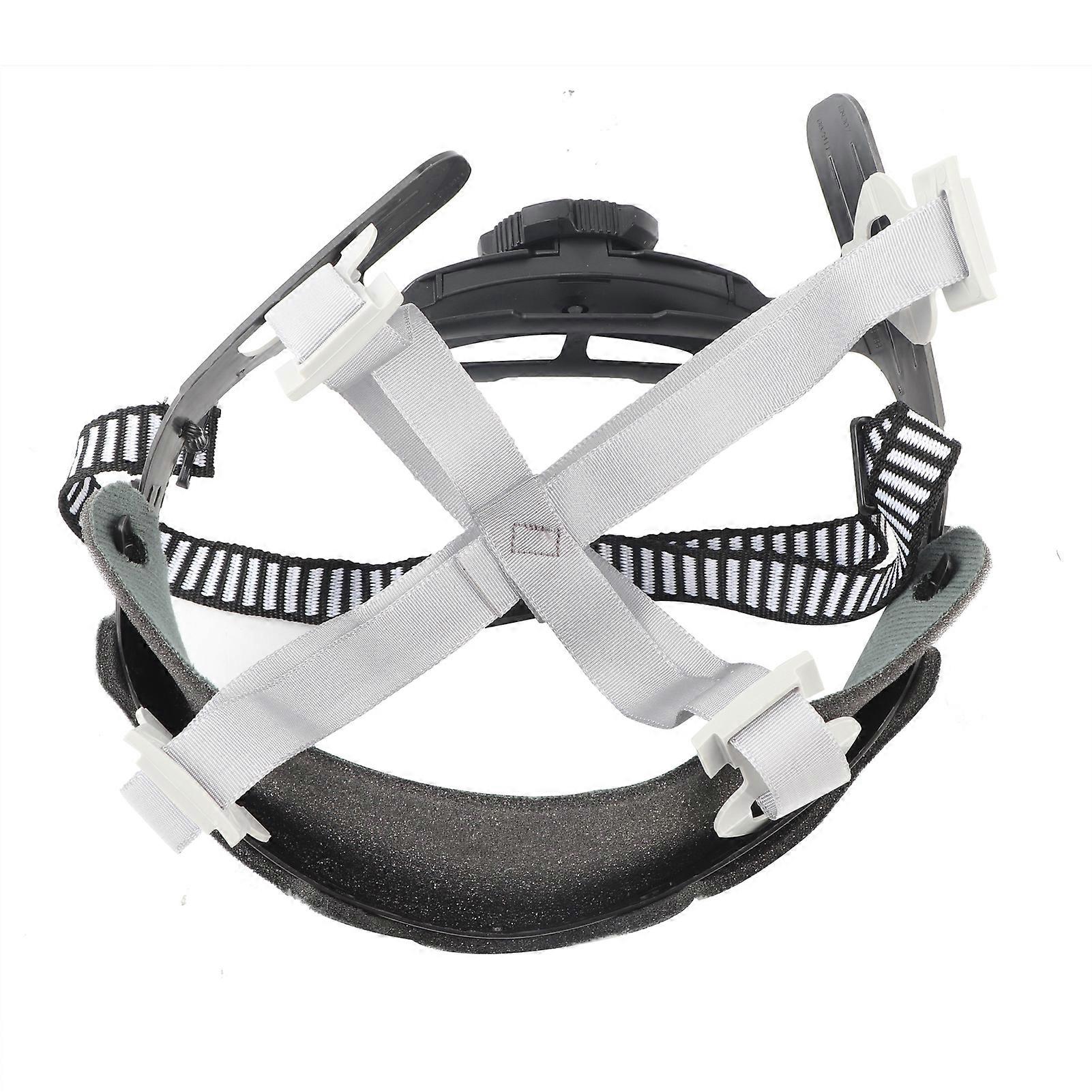 Schutzhelm Mit Verstellbarer Ratschenaufhängung, Kompatibel Mit Allen Abs- Und Pe-helmen, Verstellbare Innenschale, Optimale Sicherheit Auf Baustellen.