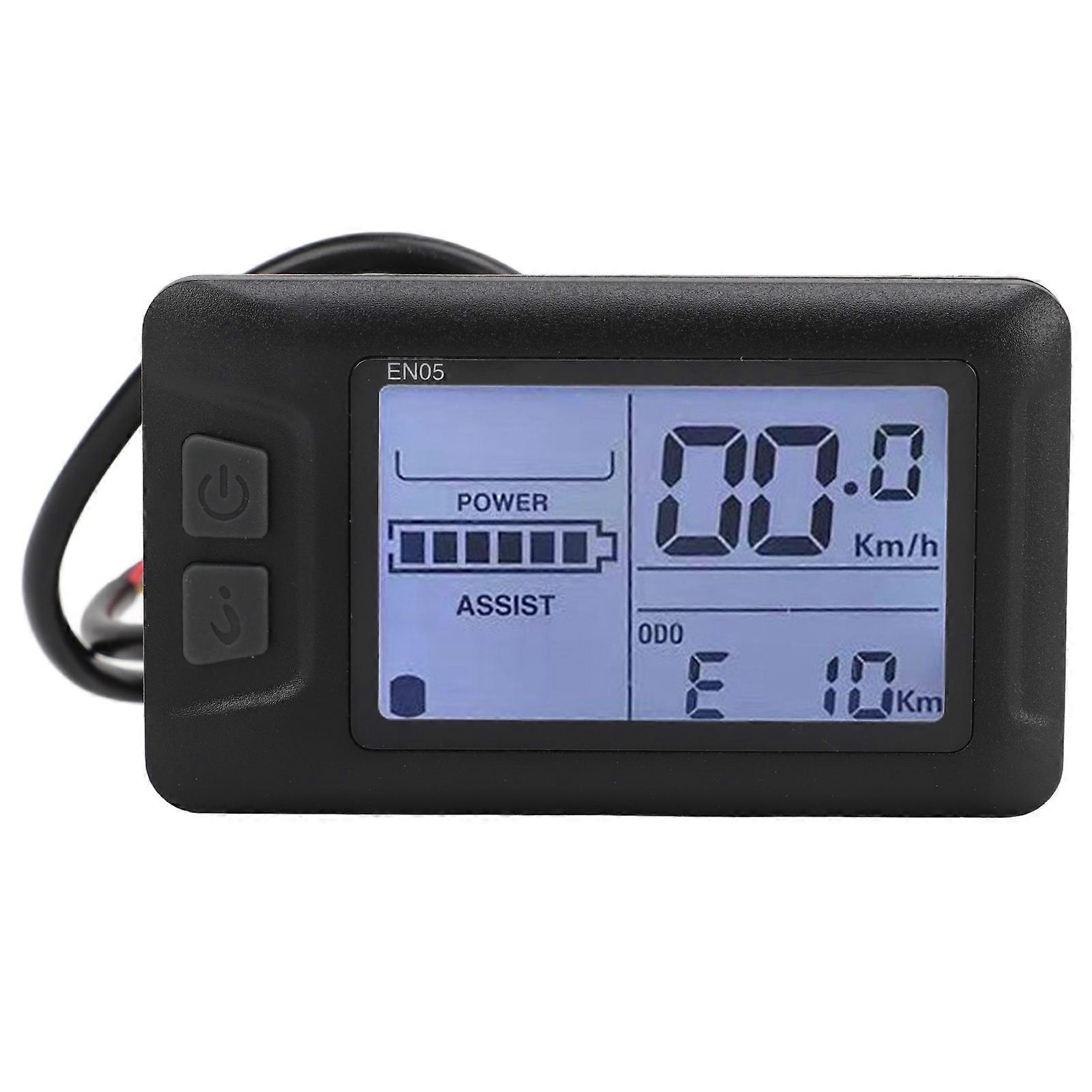 Lcd-elektrofahrradcomputer Abs 36v 48v Universal-bedienfeld Für 22,2mm Lenker