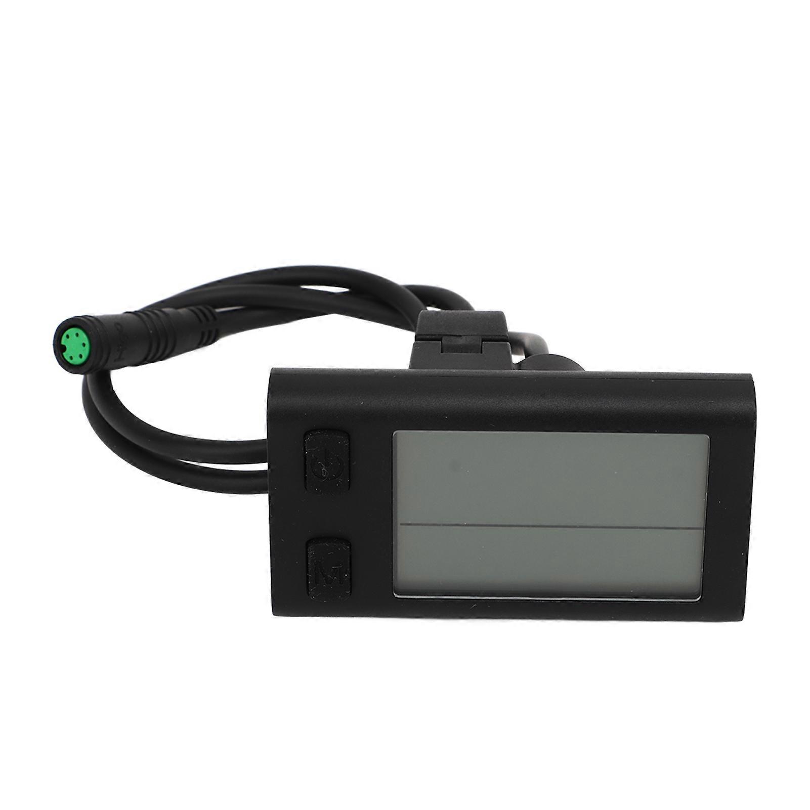 Bordcomputer Für Elektrofahrräder Mit Lcd-bildschirm, Geschwindigkeitsanzeige, Kilometerzähler Und Bedienfeld (24 V, 36 V, 48 V)