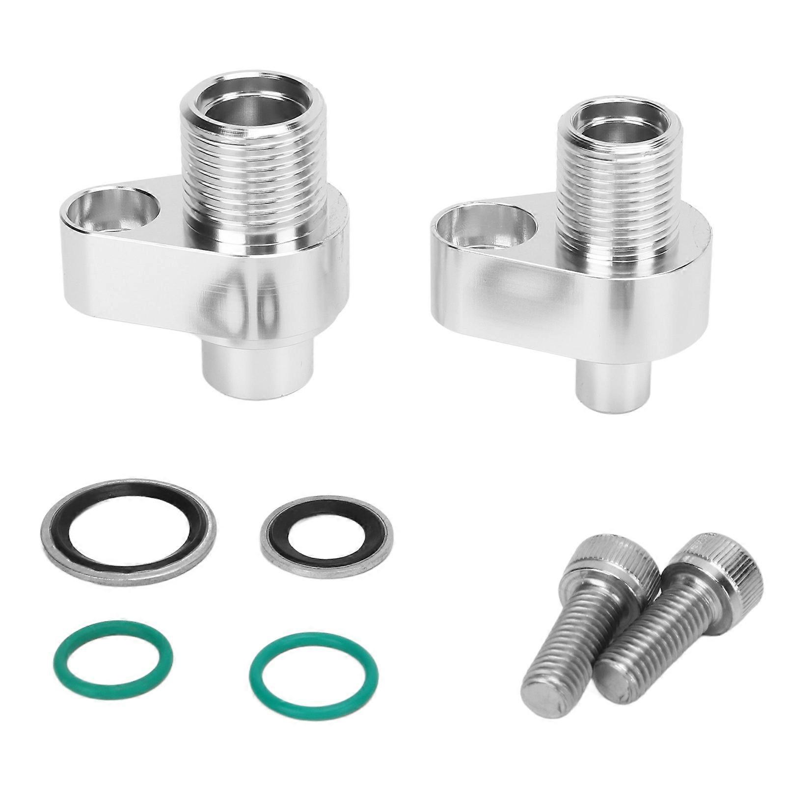 Ac-kompressor-anschlussadapter Ls 8an 10an 451-1105, Kompatibler Ersatz Für Denso 10s17f 10s20f, Aluminium-gewindeanschlüsse Für Klimaanlagen.