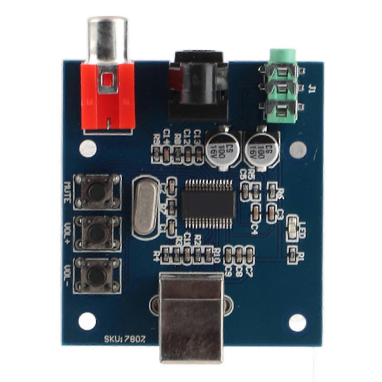 Pcm2704 Dac-konverter, Usb Zu Optisch/koaxial, Hifi-soundkarte, Elektronisches Glasfaser-audioeingangsmodul